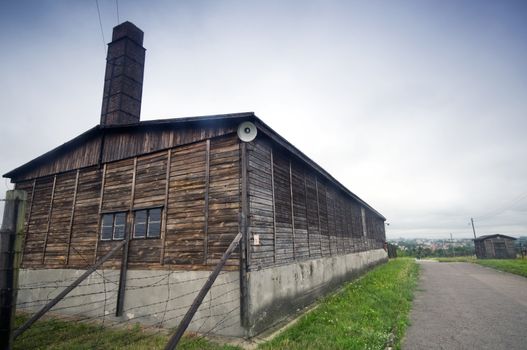 Majdanek - German concentration camp in Poland. 