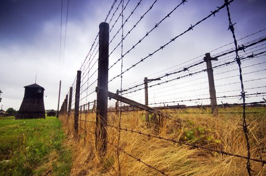 Majdanek - German concentration camp in Poland. 