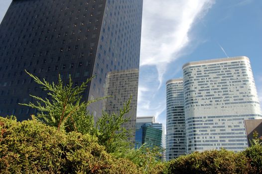 Skyscrapers in daylight, Paris