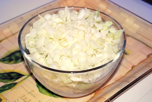 cabbage  in a glass