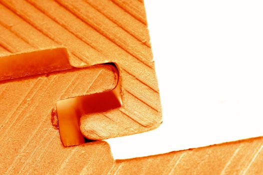 The conceptual image of two combining tools.