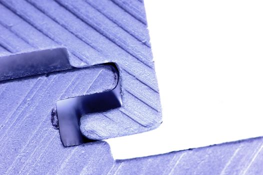 The conceptual image of two combining tools.
