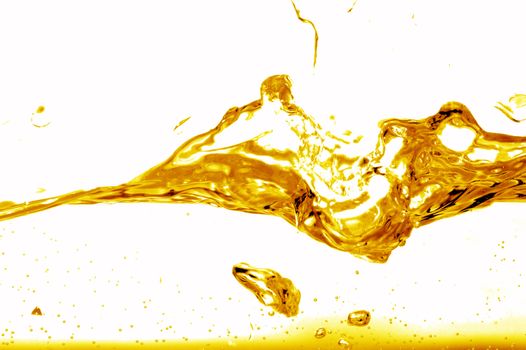 Yellow splash abstract background