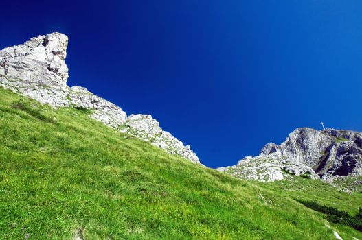 Mountains landscape. Tatra colorful picture