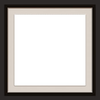 A modern / contemporary picture frame.