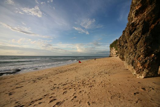 Dreamland beach - Bali, Indonesia in february