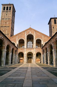 Basilica of Sant'Ambrogio  Milan Italy