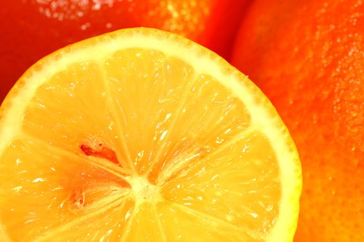 Fresh orange background, Citrus fruits