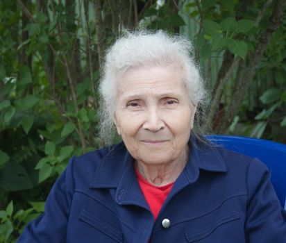 Portrait of an elderly woman