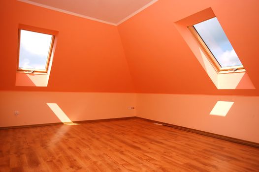 Empty clean interior