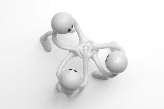 Teamwork conceptual image. Simple and clear.