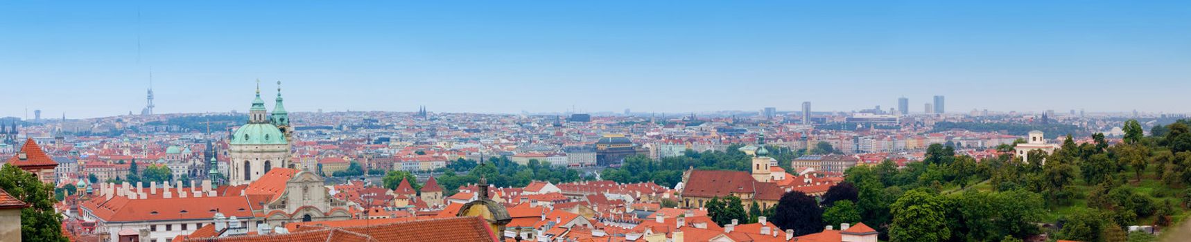 Prague panorama. View from Hradcany. 