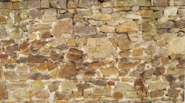 Stone park wall, detail, close-up, as background