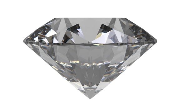 diamond gemstone isolated on white