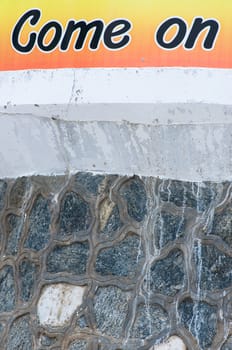 image of  the old stone wall