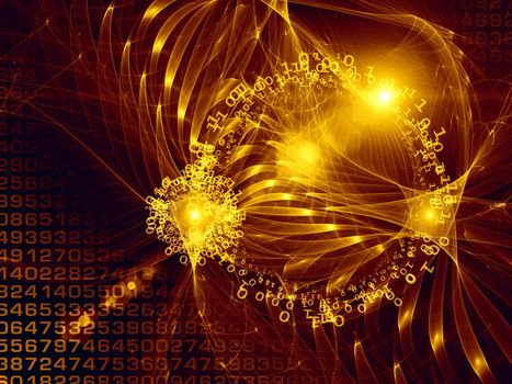 Interplay of numbers and light forms on the subject of mathematics, science, computing, modern technologies and numerology