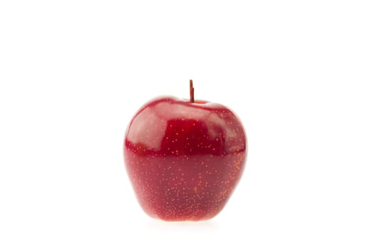 red apple isolated on white