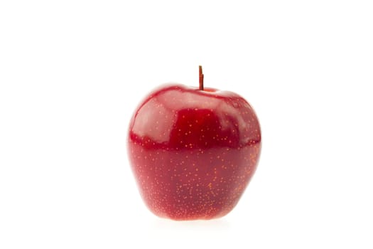 red apple isolated on white