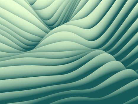 Dynamic background pattern of abstract overlapping undulating waves