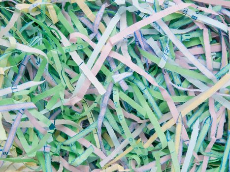 Shredded paper background