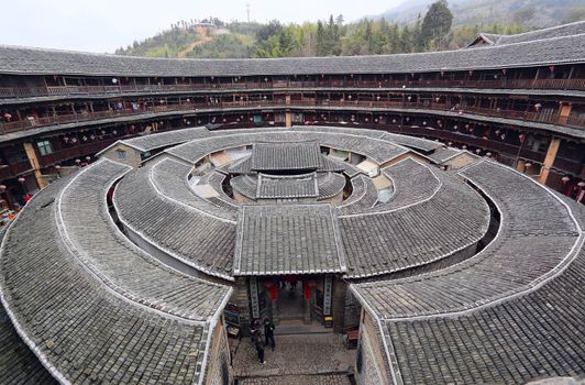 Fujian tulou-special architecture of china 