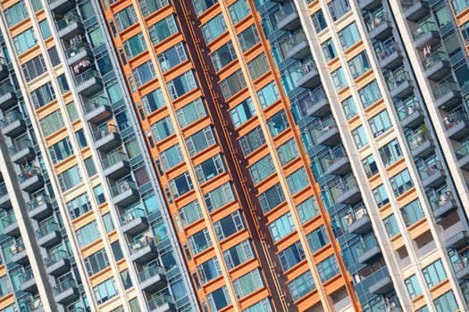 Hong Kong public housing apartment block