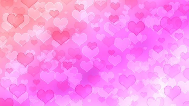 abstract background from transparent hexes on the basis of colour