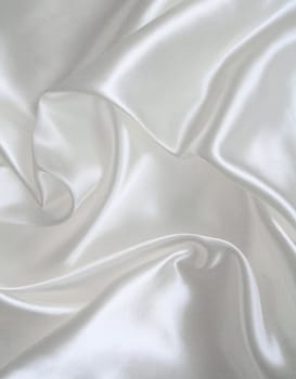 Smooth elegant white silk as wedding background