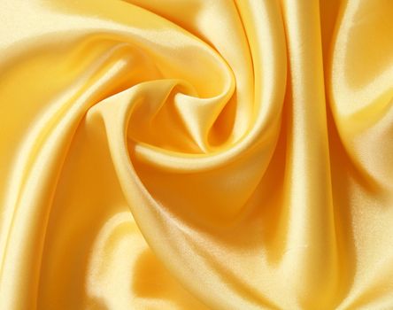 Smooth elegant golden silk can use as background 