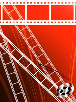 Film strip abstract background, Film technology background