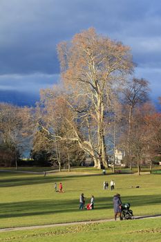 park in Geneva, Switzerland