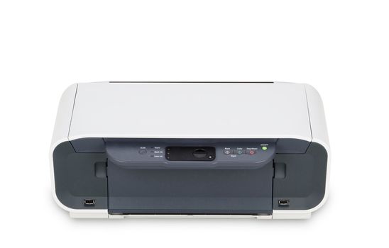 Color Printer isolated on white background