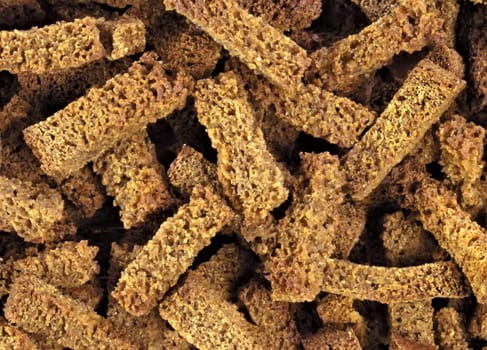 Many small salty dried rusks