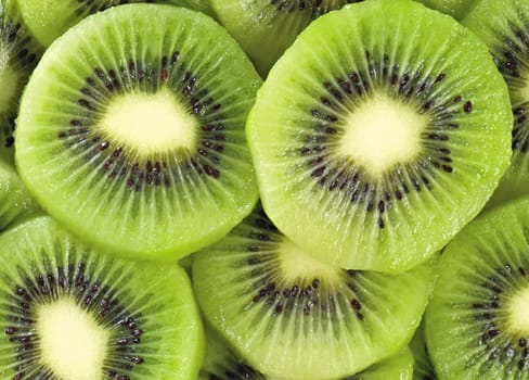 Fresh kiwi as a background