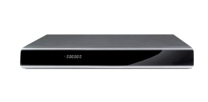 black dvd player