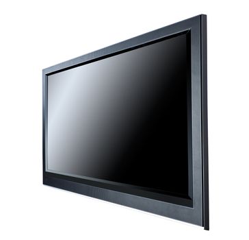 Black LCD tv screen