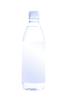 water bottle with blank label
