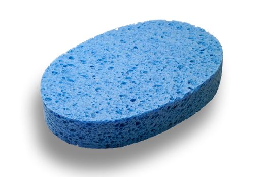 Toilette sponge with clipping path