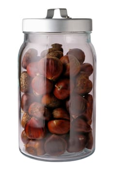Chestnuts in a jar