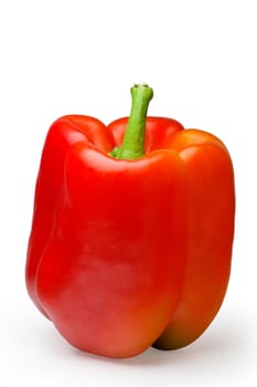Red sweet pepper (2) with clipping path