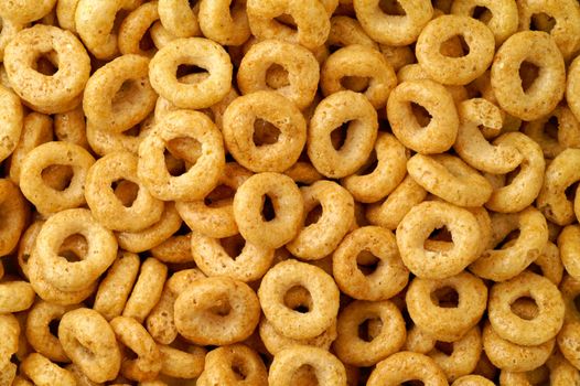 Cereal donuts background