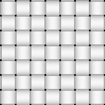 A black and white basketweave pattern.