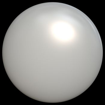 A 3d sphere - looks like a pearl to me, but can be a lot of other things as well.