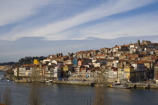 View from Oporto city in Portugal