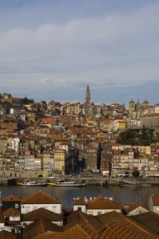 View from Oporto city in Portugal