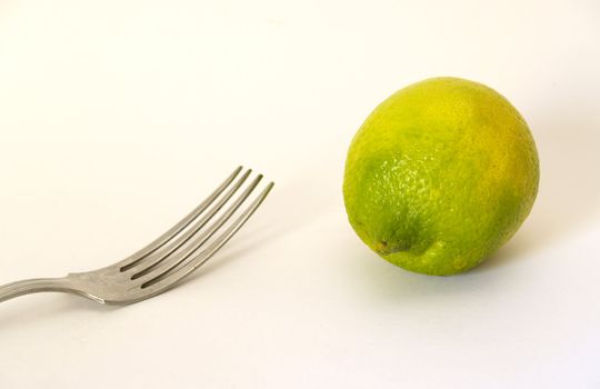 Limon and fork