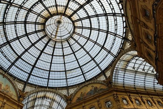 Glass gallery - Galleria Vittorio Emanuele - Milan - Italy