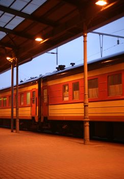 The image of station at night number seven