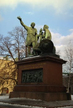 Minin and Pozharsky monument in Moscow