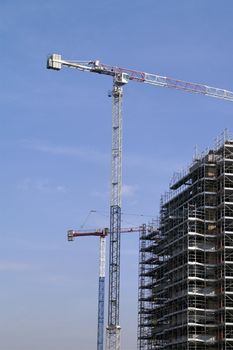 High rise building under construction